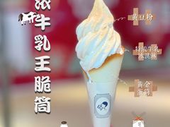 特浓牛乳王脆筒-喜茶(天津乐宾百货店)