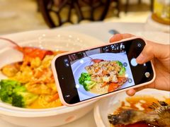 芝士蒜蓉焗波士顿龙虾-万龙洲海鲜(阜外店)