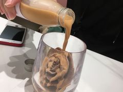 冠军玫瑰冰奶茶-柠檬树茶餐厅(海雅缤纷城店)
