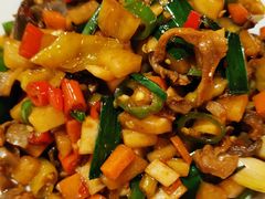 酸萝卜炒鸡杂。-乡吧啦·甲鱼铺子(海德二道店)