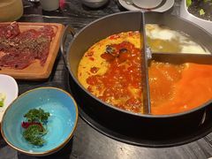 -热火朝天鲜切牛肉火锅(南强街巷店)