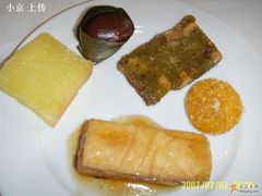 卤水豆腐、南瓜饼、芋头糕、滋耙、黄金糕-桂林喜来登饭店-国泰中餐厅