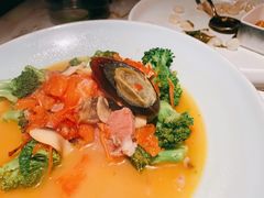 吴韵上汤西兰花-绿茶餐厅(松江万达店)