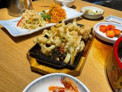 铁板有机菜花-瑞膳首尔参鸡汤(龙塔店)