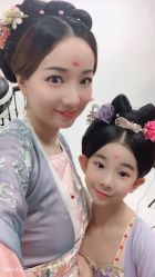 -后宫·古装汉服京剧儿童亲子全家福摄影