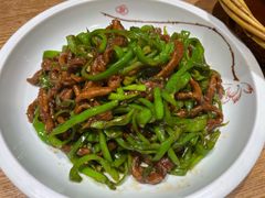 青椒炒牛肉丝-董厨煨汤馆(车站路店)