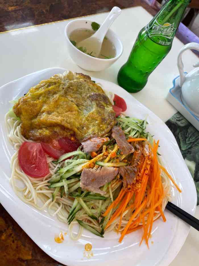 清真兰州拉面(唐市店)-"点了外卖吃的牛肉炒刀削,平时都是吃汤面刀.
