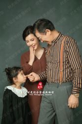 -时光纪亲子全家福照相馆(静安店母女写真父母纪念照)