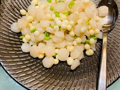 鸡头米炒河虾仁-湖影中餐厅·南京金茂威斯汀大酒店