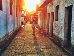 小巷夕阳-绍兴书圣故里景区