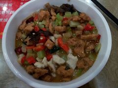 辣子鸡丁煮馍-老西安韩记三鲜煮馍(四府街店)