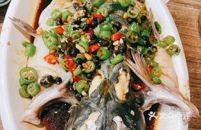 Green Pepper and Fermented Black Beans Fish