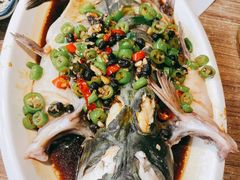青椒豆豉黔鱼-土桥手掌鸡·26年灌县老味道(都江堰店)