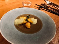 金沙菱角佐藤椒汁配紫苏桃子饮-天水蔬食料理(树德之光店)