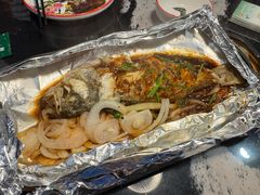 酱烤活鲈鱼-新白鹿餐厅(百联中环店)