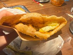-小红车炸蛋葱油饼