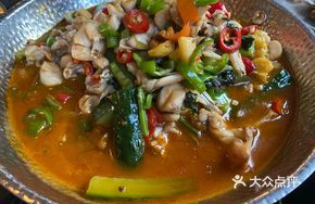 Braised Bullfrog with Perilla
