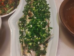 葱油大白花-陈先进鱼馆·地道农家菜(湖墅南路店)