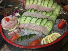 牙片鱼刺身-海味当家·蒸锅海鲜(星海公园店)