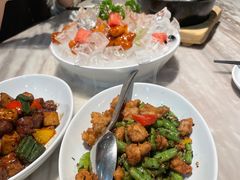 榄菜四季豆炒鸡脆骨-汤城小厨•粤菜•靓汤(西直门凯德MALL店)
