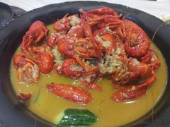 蒜泥龙虾中虾-香满锅老北京羊蝎子火锅·家常菜(新街口店)