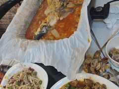 香辣纸包鱼-阿杰烧烤·西安传统烤肉店(天朗御湖店)