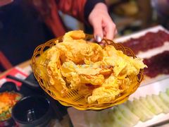 炸油皮-南城十里潮汕鲜牛火锅·鲜虾生滚粥(融汇老商埠店)