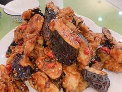 焦糖茄子牛肉粒-桃子餐厅·天津菜(红星路直营店)
