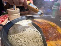 秘制滋补清汤锅-热火朝天鲜切牛肉火锅(南强街巷店)