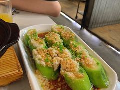 金银蒜蒸胜瓜-肥仔文澳门猪骨煲(南京西路店)