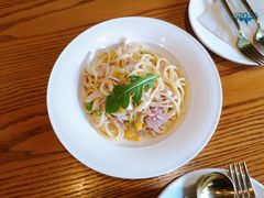 奶油培根意面-SEN CASTLE城堡西餐(创意设计中心店)