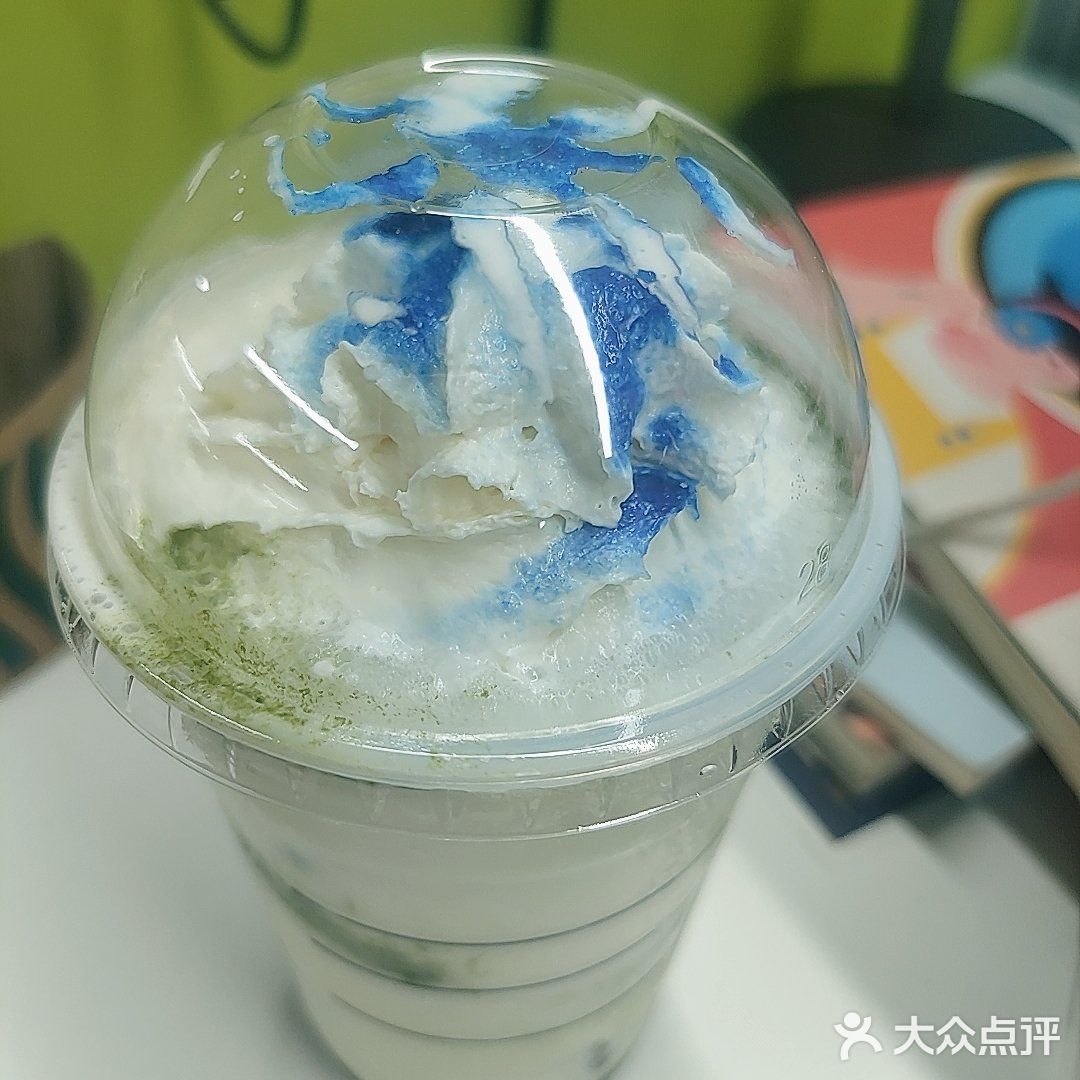抹茶拿铁暖心一刻