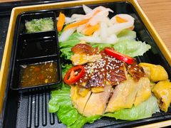 豉油鸡拼海南鸡饭-大家乐(广州天河城六楼店)