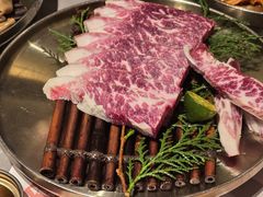 -草家酱蟹炭火烤肉店(珲春南路一店)