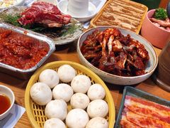 特级肥牛肋条-草家酱蟹炭火烤肉店(珲春南路一店)