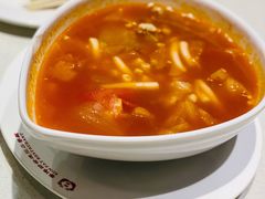 薯仔番茄肉碎汤米通-香港新发烧腊茶餐厅(水围店)