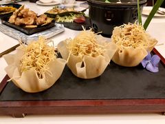 芥末金丝青虾球-五号茶居·新派粤菜·岭南五号酒店(沿江中路店)