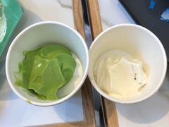 茉莉花冰淇淋-茶是一枝花泡茶店