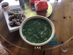 提菜虾菇羹-北港方记海鲜楼·海景餐厅