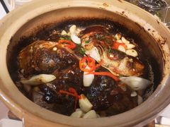 啫啫鱼头-勝記酒家·37年老字号·经典粤菜(荔枝公园店)