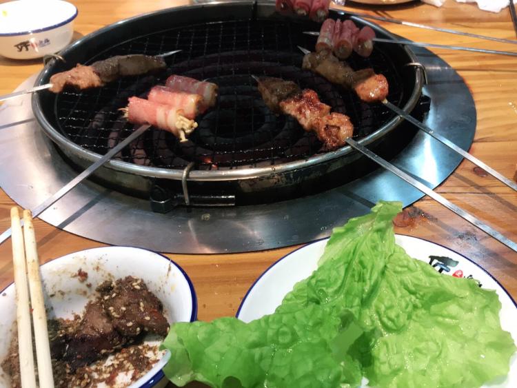火塘水浒烤肉-"每个星期都来 真的很好吃 不知道什么时候.