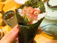 三文鱼手卷-晶吉·居酒屋·烧鸟·生鱼饭(中山区民主广场店)