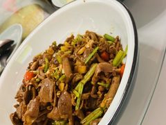 白椒炒鸡杂-湘江红·湖南招牌菜(莲花南路店)