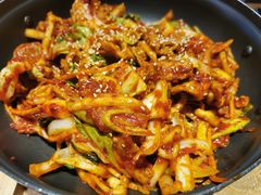 韩式炒鱿鱼五花肉-乐园夜市场(五道口王庄路店)
