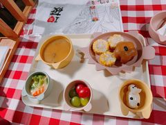 蘑菇汤莜面鱼鱼儿童餐-西贝莜面村(城西银泰店)
