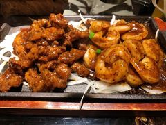 黑椒铁板牛柳虾仁-小巷餐厅(五大街店)