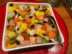 角切三文鱼刺身饭套餐-岚山日本料理(珠江新城店)