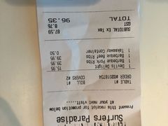 账单-Pancakes on the rocks(冲浪者天堂店)