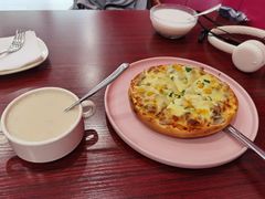 蘑菇乳酪披萨-蘑菇餐厅(马台街店)