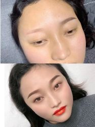 -西施无菌半永久纹绣眉眼影唇轻增发纹发际线